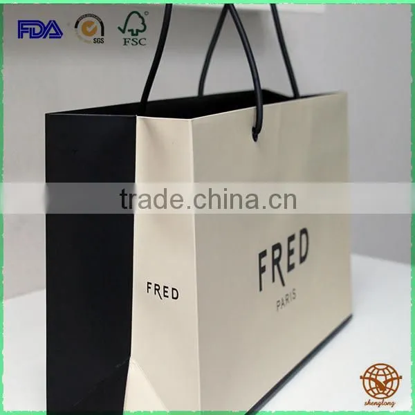 Excellent Quality Custom Printed Shopping Paper Bag With Rope Handle, 2016 New Style Shopping Bag photo-2