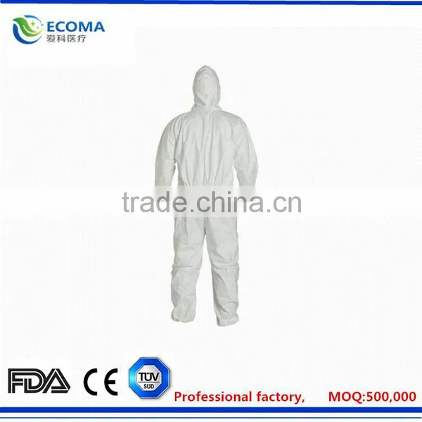 Disposable Coverall With Hood, Elastic Cuff photo-3