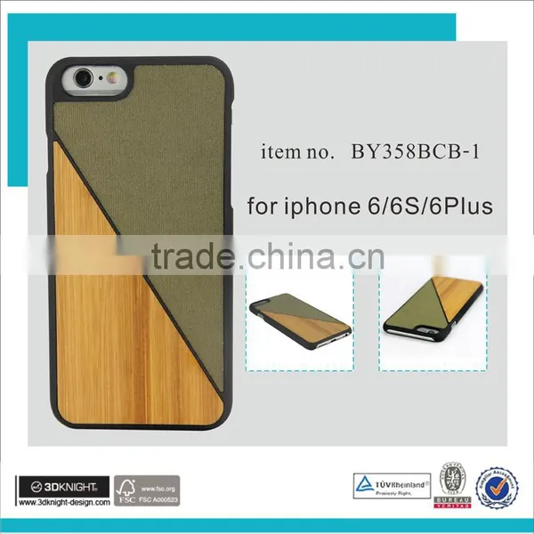 Mobile Phone Accessory Wooden Phone Cover Blank Wood Case for Iphone photo-3