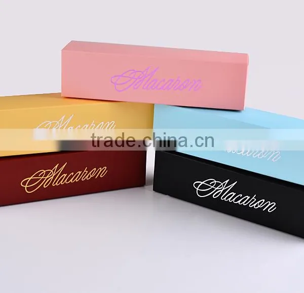 Drawer Shape Custom Paper Packing Macaron Box photo-4