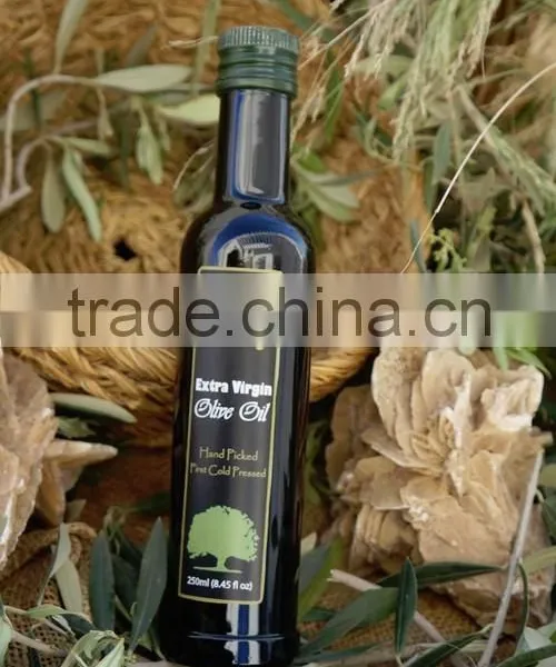 Cold Pressed Extra Virgin Olive Oil. A'Quality Extra Virgin. 100% Extra Virgin Olive Oil. Dorica Glass Bottle 250 mL photo-3