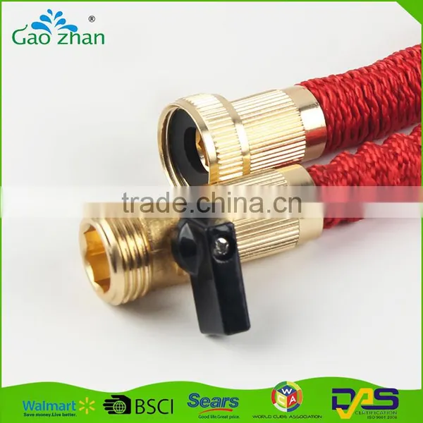 Double Layer Latex Retractable Expandable Garden Hose Pipe Elastic Garden Water Hose for Irrigation photo-3
