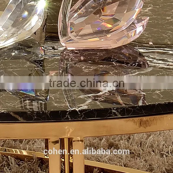 2015hot Selling Golden Used Hotel/living Room Furniture Coffee/tea/center Table photo-5