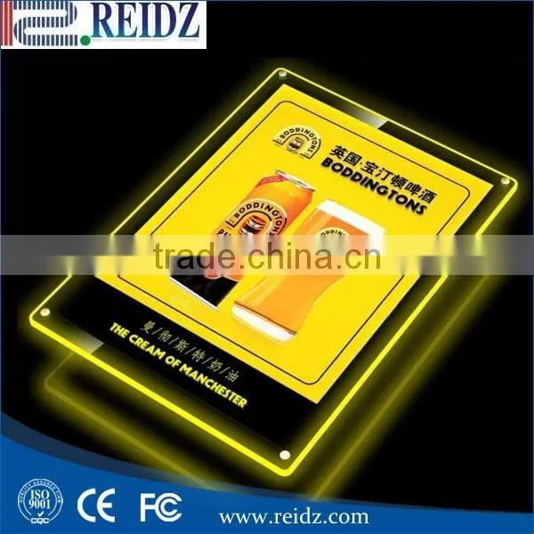 New Design Lighting Logo Advertising Acrylic Led Sign Light Board