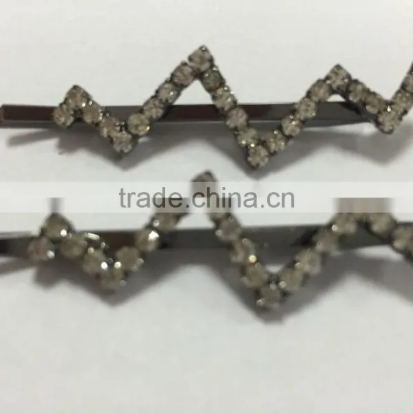 Hot Sale Fashion Cute Rhinestone Hair Clips Hair Accessories For Women photo-2