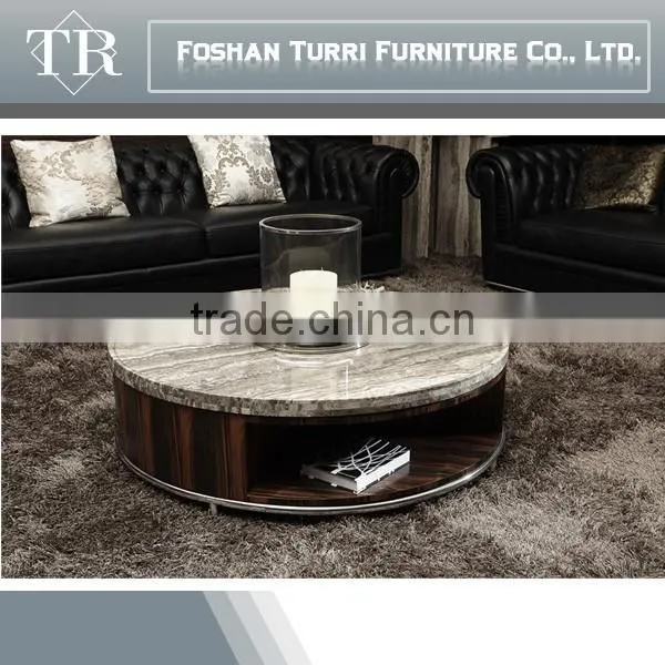 Modern Black Hand Craverd Travertine Top End Table photo-5