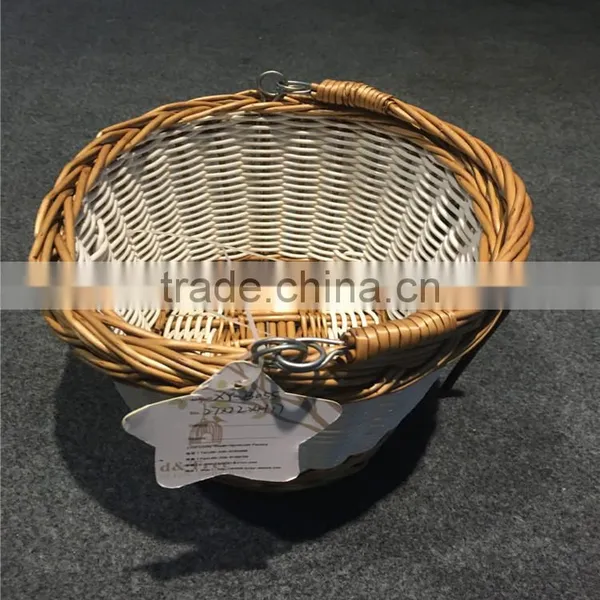 Wholesale Excellent Quality Handmade Woven Removable Wicker/PP Bicycle Basket photo-2