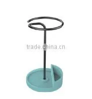 Mutifunctional Concrete Planter and Concrete Umbrella Holder With Metal Frame photo-3