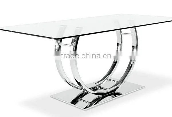 Modern Stainless Steel Coffee Table Base Wholesale Chrome Metal Table Legs FF-063 photo-6