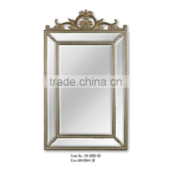 Living Room Furniture Wall Arts Wood Carving Antique Mirrors photo-4