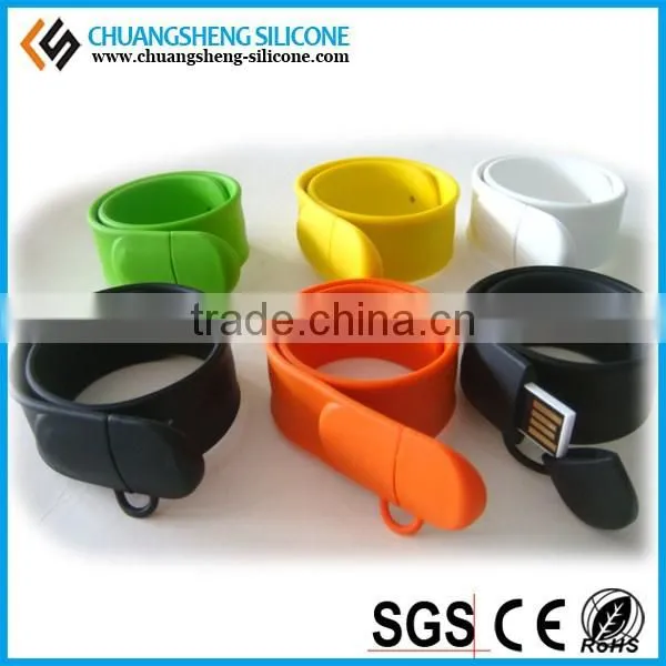WATERPROOF SILICONE USB CLAP BRACELET photo-3