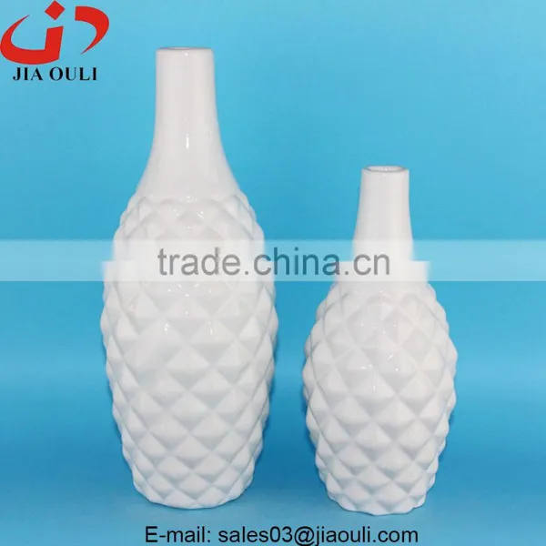Hot Sales Home Decor Pineapple Surface Ceramic Tall Vase photo-2