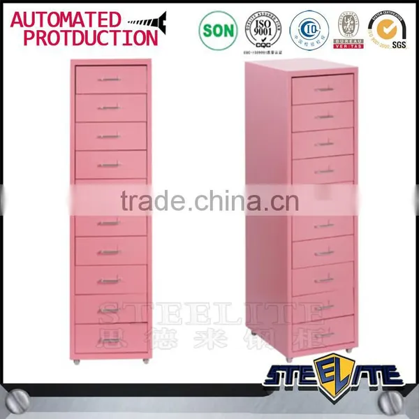 Korea Light Weight Steel 10 Drawer Filing Cabinet Lightweight Storage Cabinet for Sale photo-6