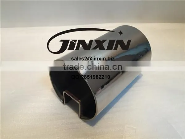 Single or Double Groove 304 316 Decorative Stainless Steel Slot Pipe and Tube(YK-9352) photo-2