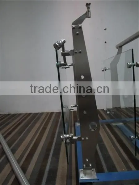 Stainless Steel Project Balustrade With Special Glass Spider photo-2
