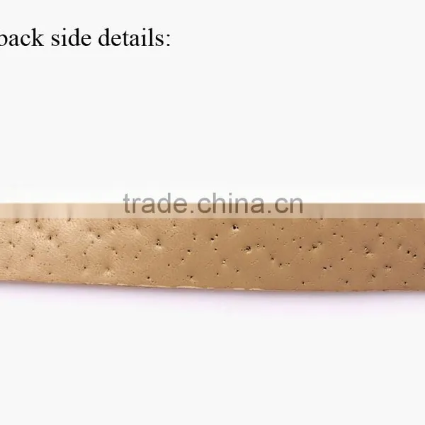 New Designed Fashion Rivet Decorated Lady Thin PU Waist Belt photo-6