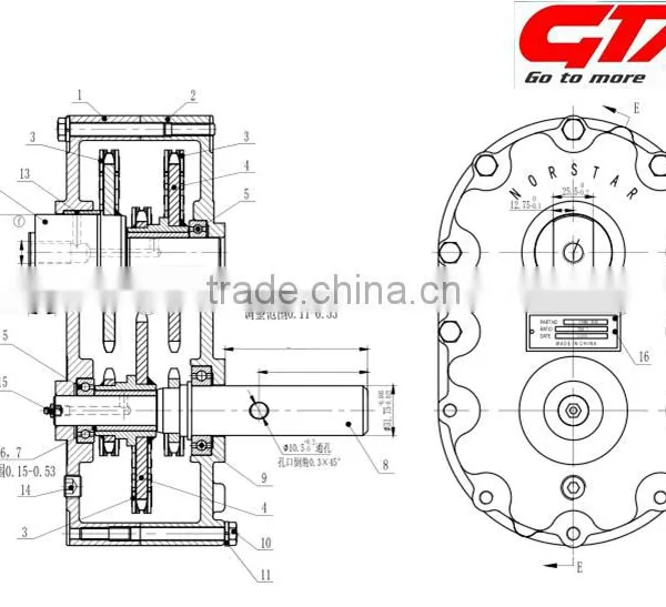 Cheap HT250 Chain Gearbox for Conveyor photo-5