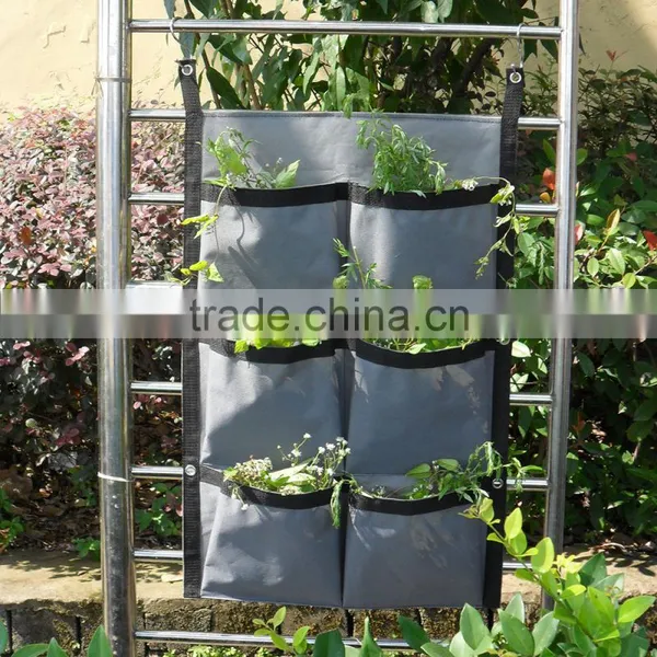High Quality Oxford Hanging Wall Grow Bag With Six Pockets photo-2