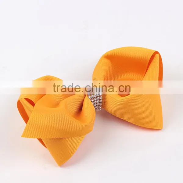 Big 8 Inch Grosgrain Ribbon Hair Bow photo-2