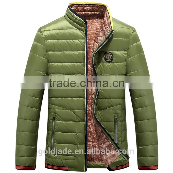 2016 Latest Design Wholesale Mens Casual Winter Bomber Jacket With Zipper photo-2