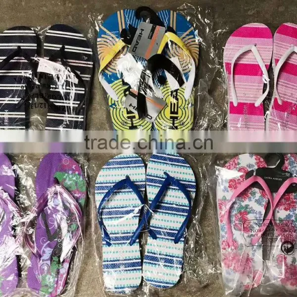 Mixed Women Men Flip Flop Leftover Stock Bulk photo-2