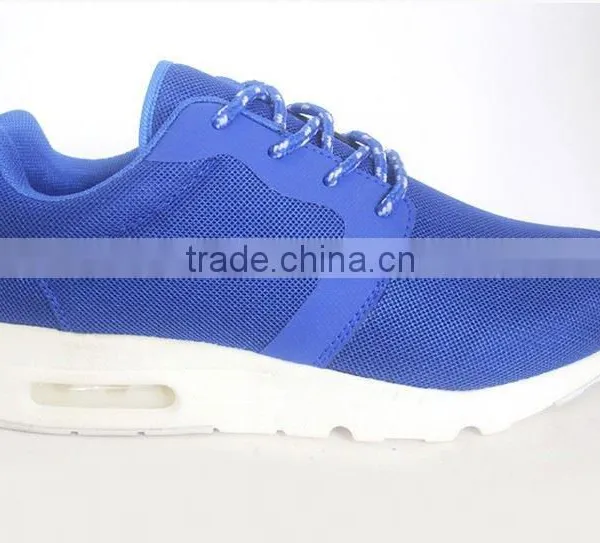 Blue Upper Specialized White Outsole Air Cushion Men Running Shoe Oem photo-2