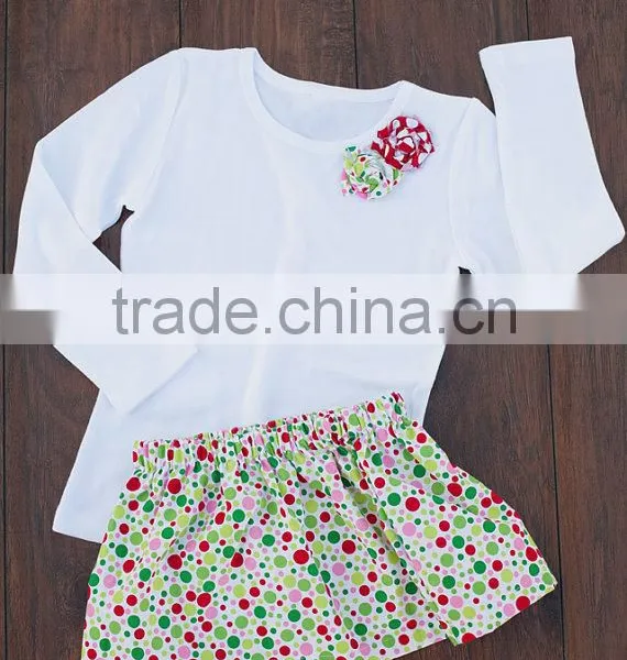 Christmas Tree Pattern Baby Top And Skirts Baby Girls' Clothing Sets photo-3