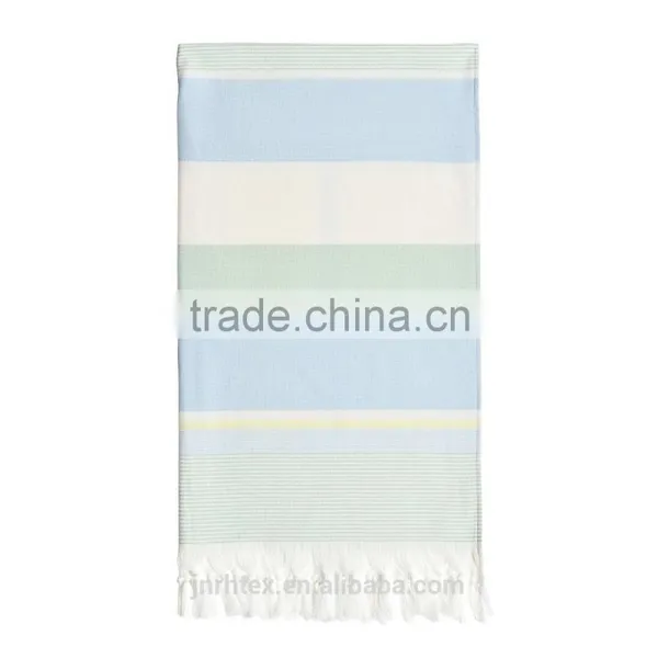 Stripe 100% Cotton Beach Towel With Tassel Made in China photo-2