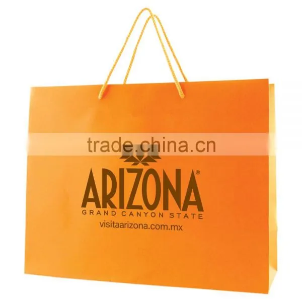 Matte Laminated Eurotote Shopping Bag - Features Cardboard Bottom, Dimensions Are 13" x 5" x 10" and Comes With Your Logo. photo-2
