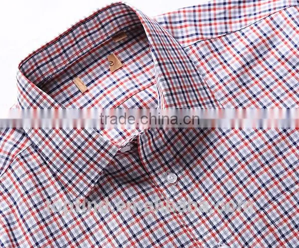 China Direct Factory Customise 100% Cotton Check Pattern Latest Formal Shirt Designs for Men photo-4