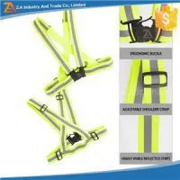 Customized Logo Reflective Vest Belt For Running Jogging Walking Cycling
