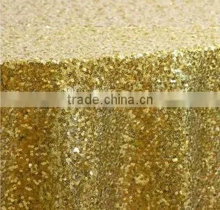 Wedding Blush Champagne Sequin Table Cloth photo-6