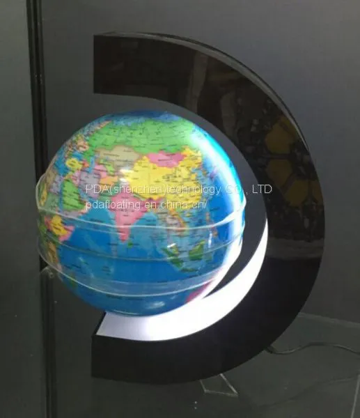 8 Inch C Shape Levitation Magnetic Rotating Globe photo-4