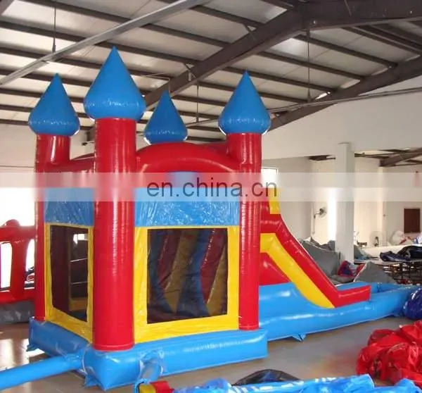 Inflatable Combo Bouncer Castle With Slide With Pool for Kids for Games photo-2