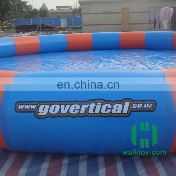 HI Round Blue & Red Inflatable Swimming Pool, Commercial Inflatable Pool for Water Walking Ball,Bumper Boat photo-2