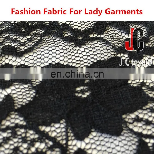 Thin Silk Slip Lace Trim Dentelle Lace Fabric Elastic Dyeing Fashion Lace Fabric photo-4