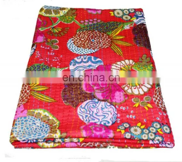 Kantha Quilt Kantha Quilt Fabrics Fruit Print Quilt