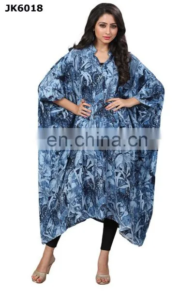 Floral Printed Party Wear Designer Kaftan / Latest Actress Short Kaftan 2017 / Women Party Wear Dresses 2017 (kaftan Dress) photo-2