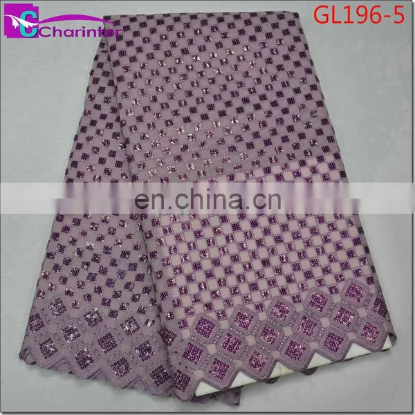 High Quality African French Organza Lace GL196 photo-6
