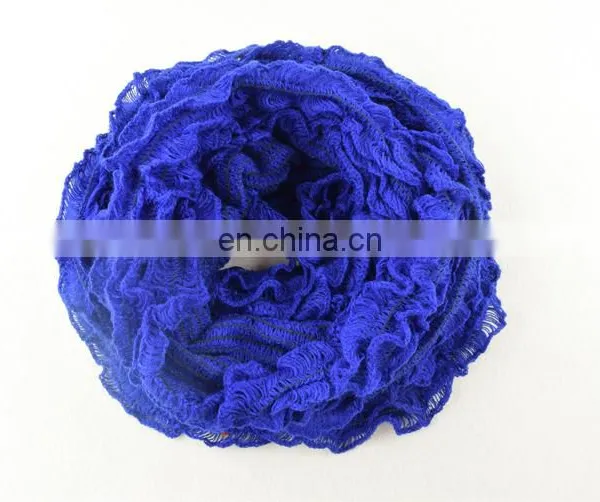 2017 Hollow Out Double Hook Flower Lady Warm Shawl Wool Scarf With Tassel photo-4