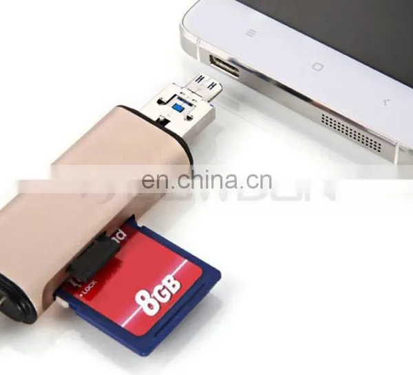 5 in 1 Card Reader & USB Type C Micro-USB & USB 2.0 Combo TF / SD Card OTG Adapter photo-5