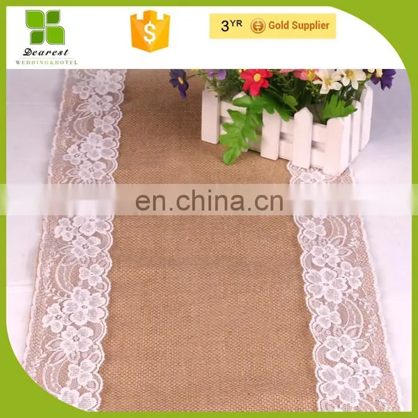 Linen Dinner Table Runner for Wedding Banquet Decoration