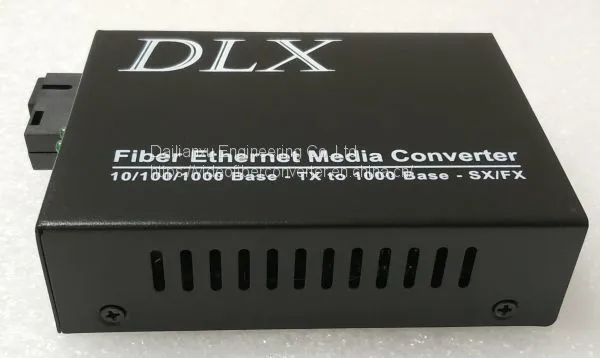 HD IP Camera to Fiber Converter Gigabit Ethernet Fiber Optic Transmitter and Receiver Single Port Fiber Media Converter photo-2