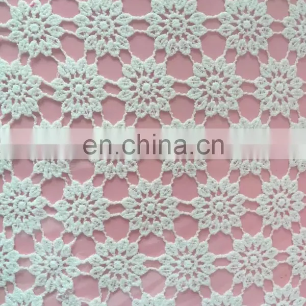 Chemical Cotton Embroidery Fabric/guipure Embroidery Lace Nigeria Lace and Lace Fabric photo-5