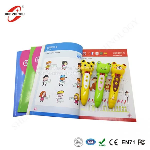 Educational English Kids Talking Reading Pen Audio Book for Learning photo-3