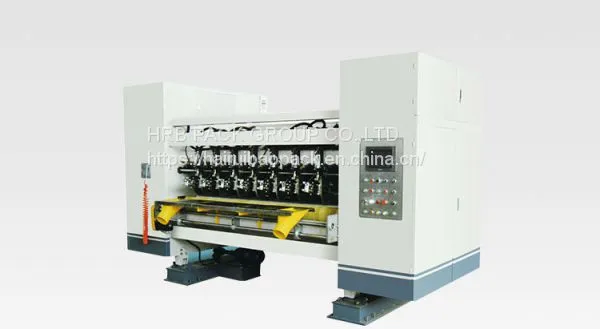 HRB-1800 Corrugated Cardboard Online Computer Thin Blade Slitter Scorer Machine