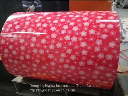 Flower Design PPAL Aluminium Coil For Buildimg photo-2