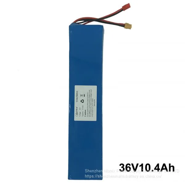 Lithium Battery Pack 36V 10.4Ah 10s4p for Electric Scooter