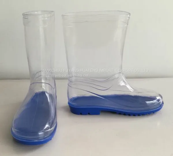 High Quality Kid Boots, Children Transparent Rain Boot, Kid 100%Transparent Boots,Cheap Child Boots photo-2