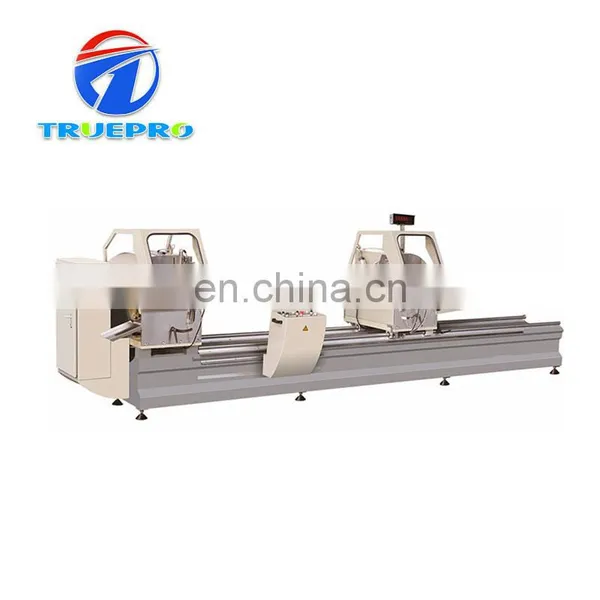 0.5~0.8mpa Cnc Double Head Precision Cutting Saw for Wooden Window Making